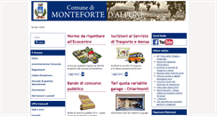 Desktop Screenshot of comune.montefortedalpone.vr.it
